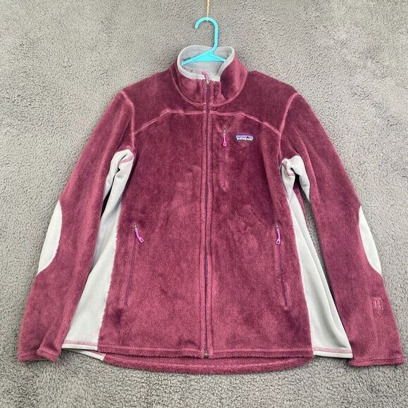 Patagonia Women’s XL Regulator R2 Full Zip Fleece Jacket Purple Fuzzy - Picture 1 of 10